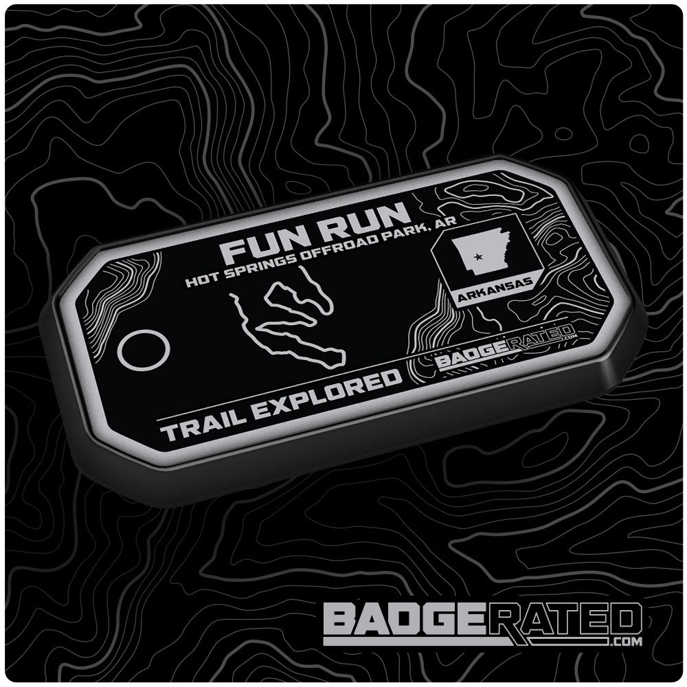 Fun Run Trail Badge (Hot Springs Off-Road Park, AR)