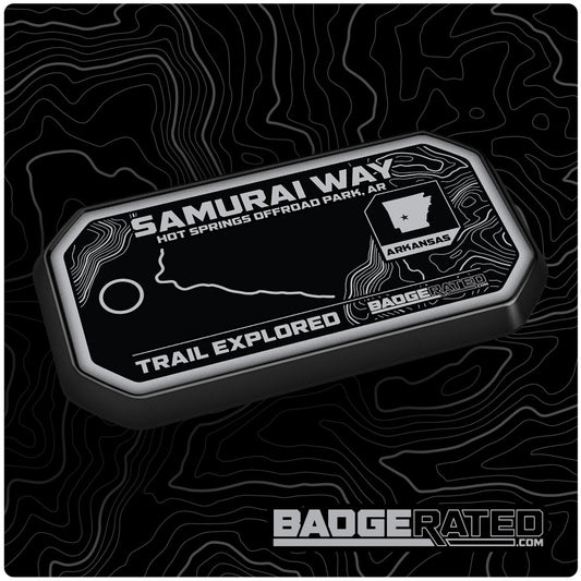 Samurai Way Trail Badge (Hot Springs Off-Road Park, AR)