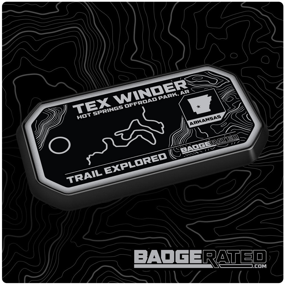 Tex Winder Trail Badge (Hot Springs Off-Road Park, AR)