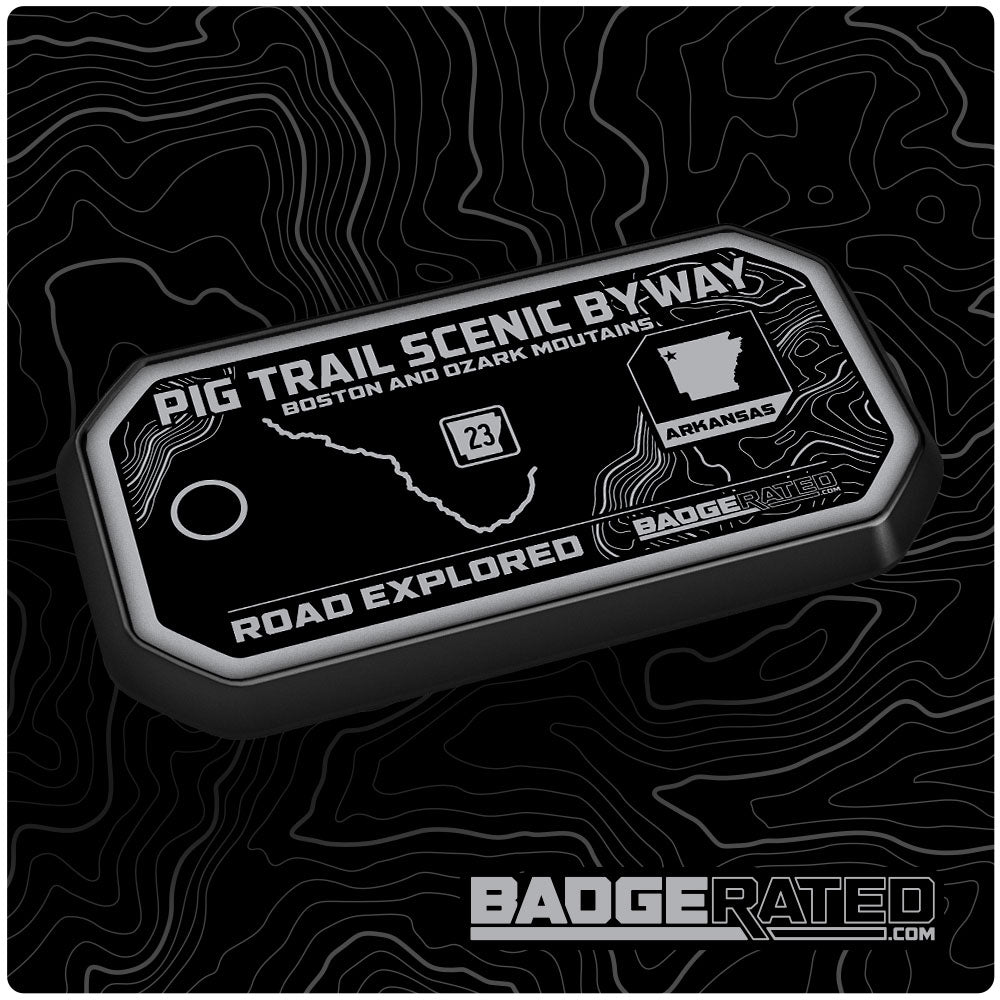 Pig Trail Scenic Byway Road Badge (Arkansas)