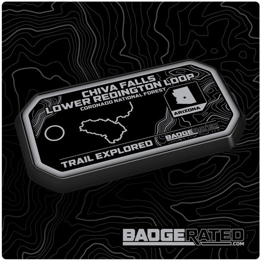 Chiva Falls / Lower Redington Loop Trail Badge (Coronado National Forest, AZ)