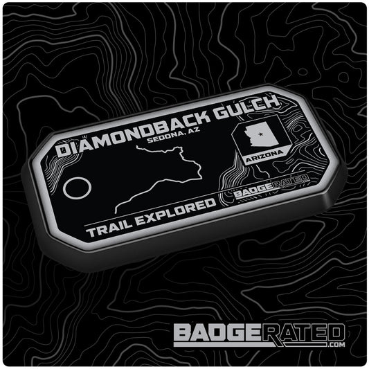 Diamondback Gulch Trail Badge (Sedona, AZ)