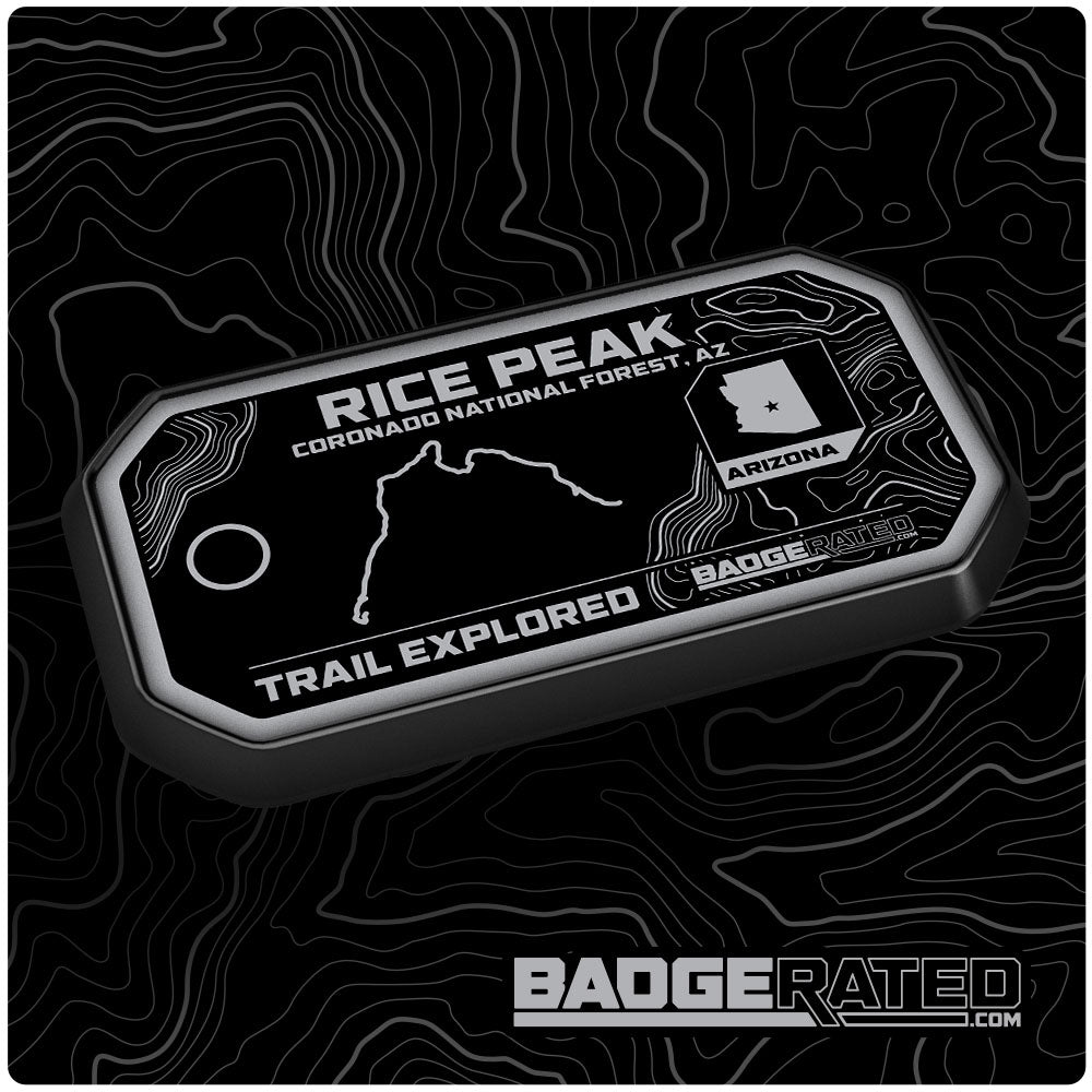 Rice Peak Trail Badge (Coronado National Forest, AZ)