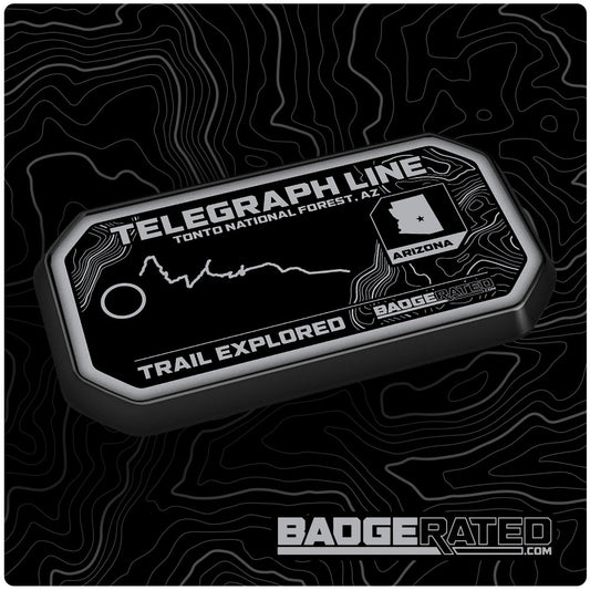 Telegraph Line Trail Badge (Tonto National Forest, AZ)