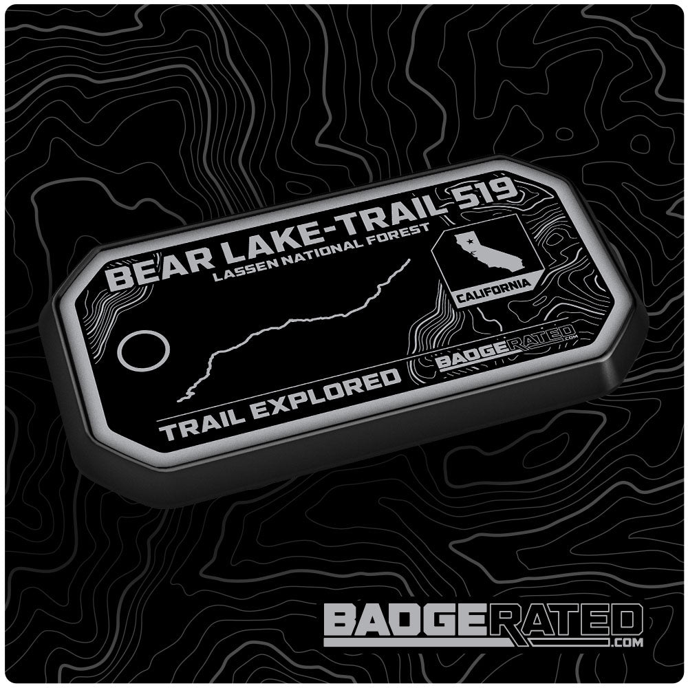 Bear Lake - Trail 519 Trail Badge (Lassen National Forest, CA)