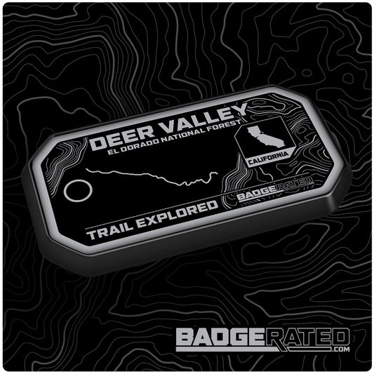 Deer Valley Trail badge (El Dorado National Forest, CA)