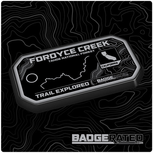 Fordyce Creek Trail Badge (Tahoe National Forest, CA)