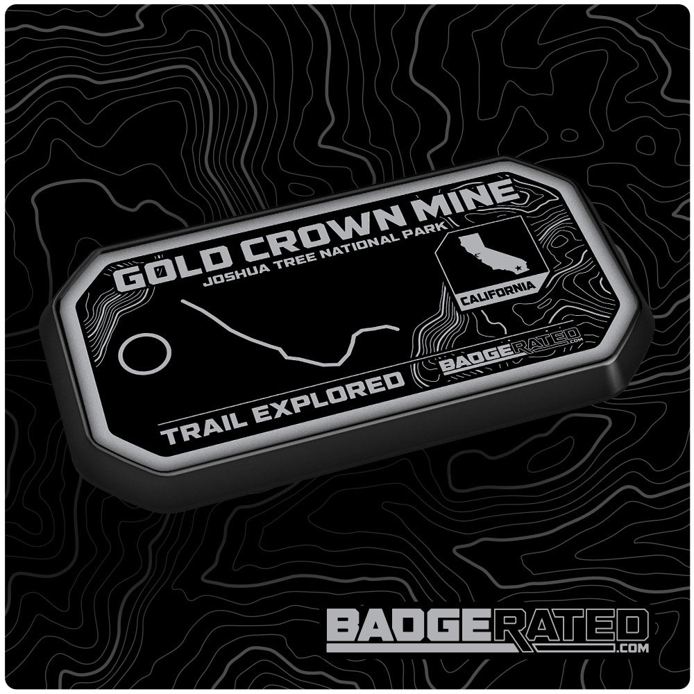 Gold Crown Mine Trail Badge (Joshua Tree National Park, CA)