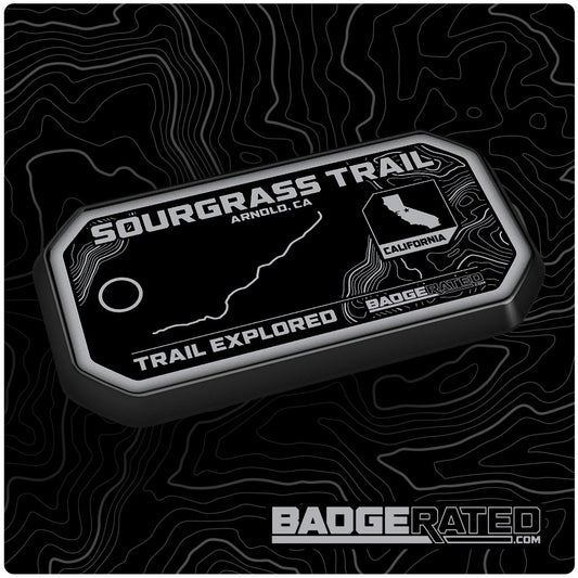 Sourgrass Trail Badge (Arnold, CA)