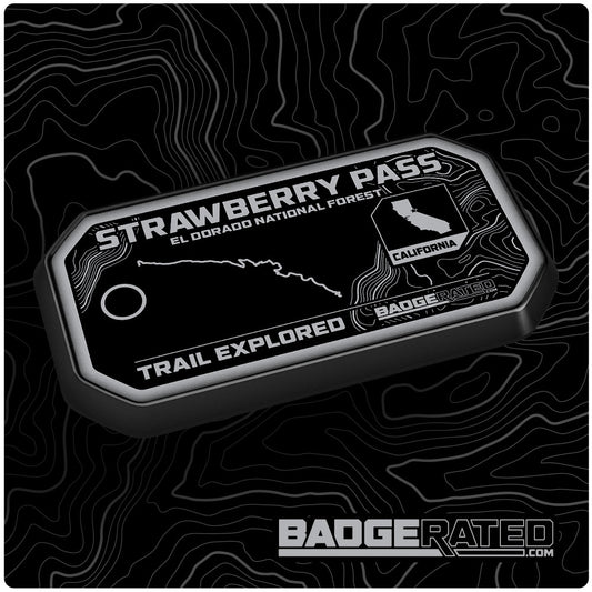 Strawberry Pass Trail badge (El Dorado National Forest, CA)