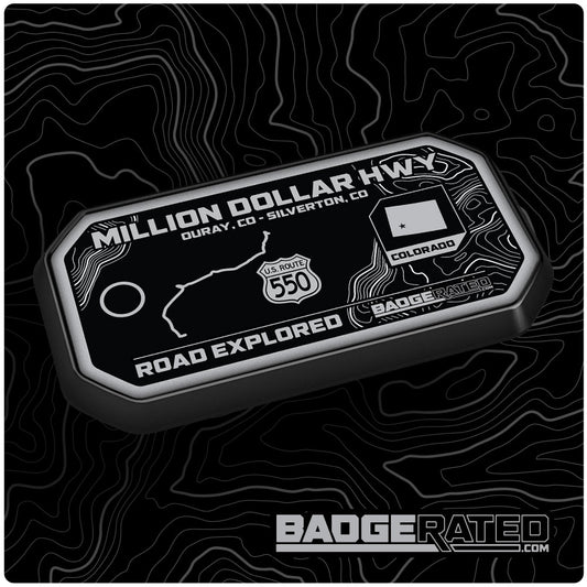 Million Dollar Highway Road Badge (Ouray, CO - Silverton, CO)