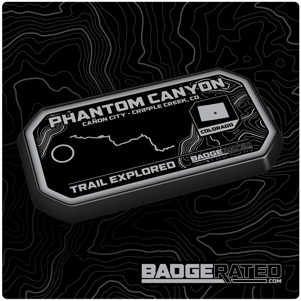 Phantom Canyon Trail Badge (Canon City-Cripple Creek, CO)
