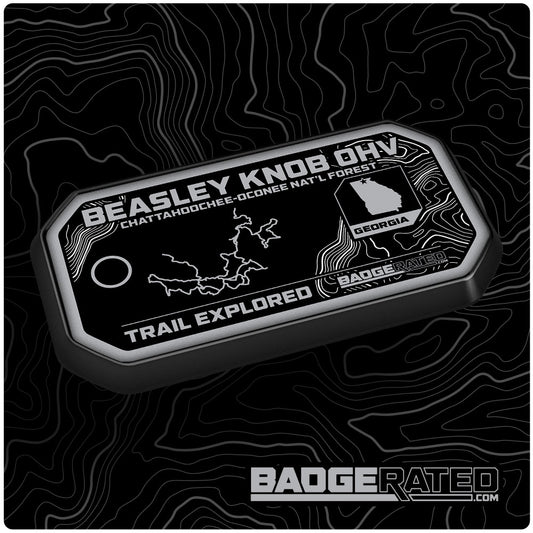 Beasley Knob OHV Trail Badge (Chattahoochee-Oconee Nat'l Forest, GA)