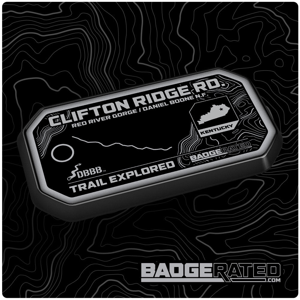 Clifton Ridge Road Badge (Red River Gorge / Daniel Boone N.F., KY)