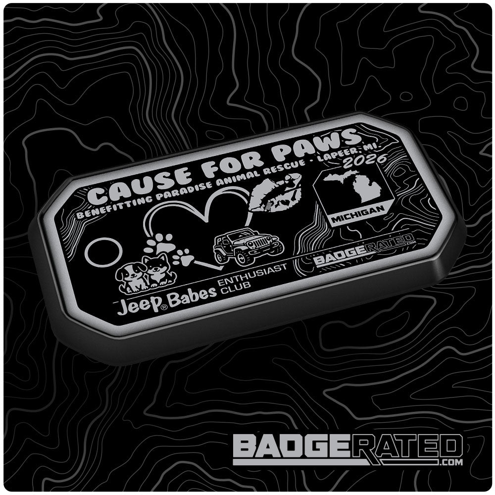 Jp Babes Cause for Paws Trail Badge 2026 (Michigan)
