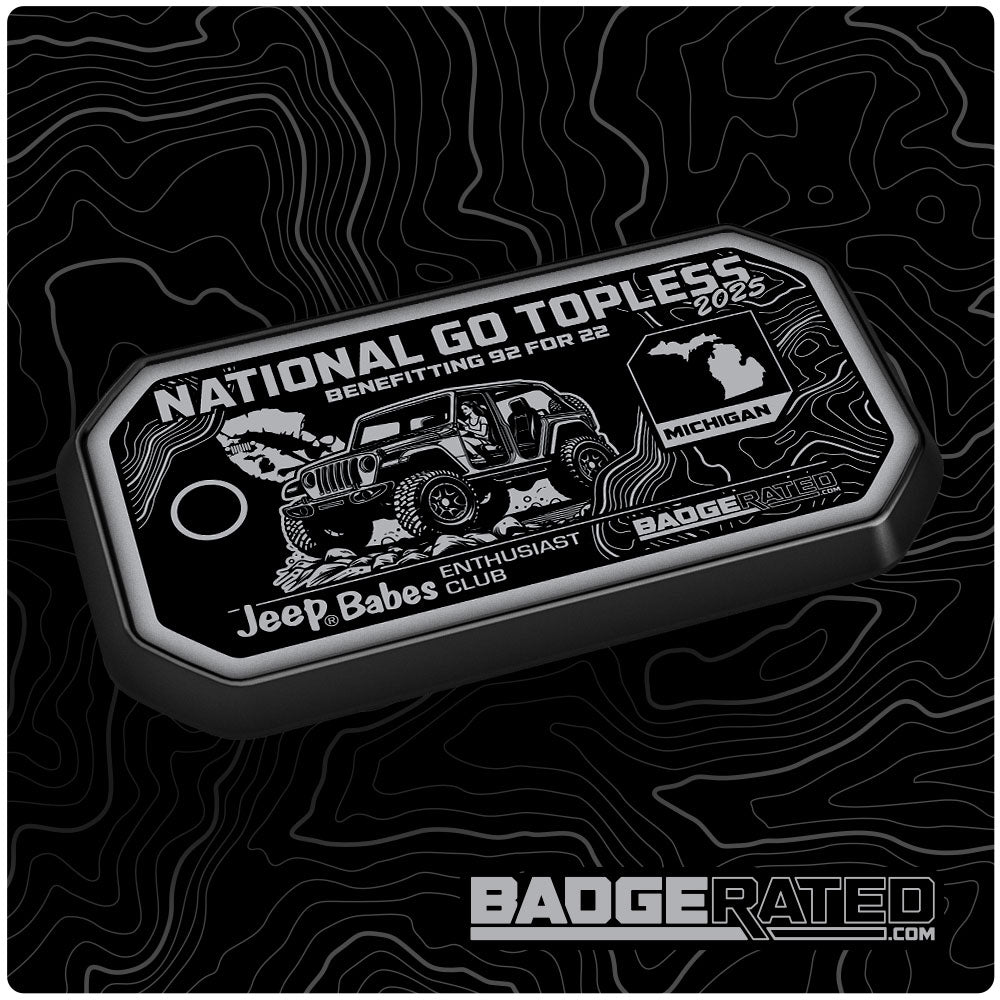 Jp Babes National Go Topless Event Badge 2025 (Michigan)
