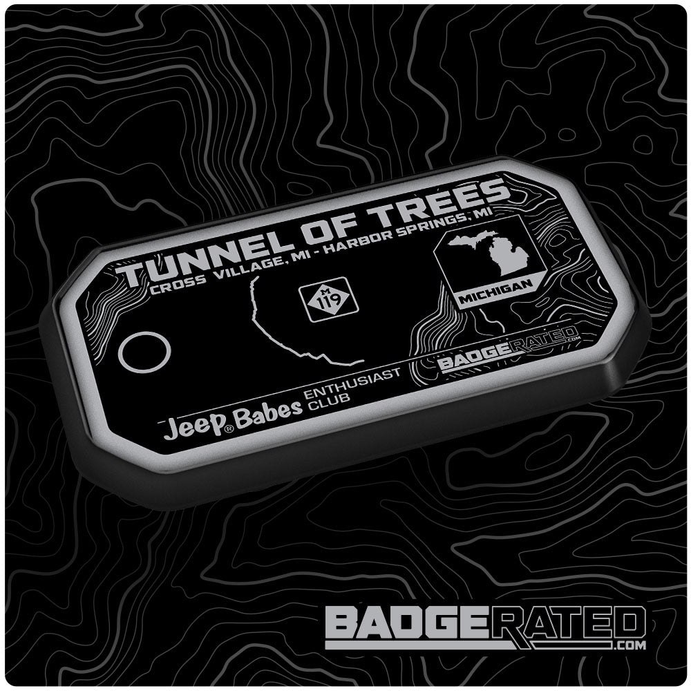Jp Babes Tunnel of Trees Trail Badge 2025 (Michigan)