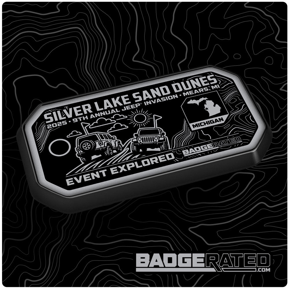 Silver Lake Sand Dunes Invasion Event Badge 2025 (Michigan)