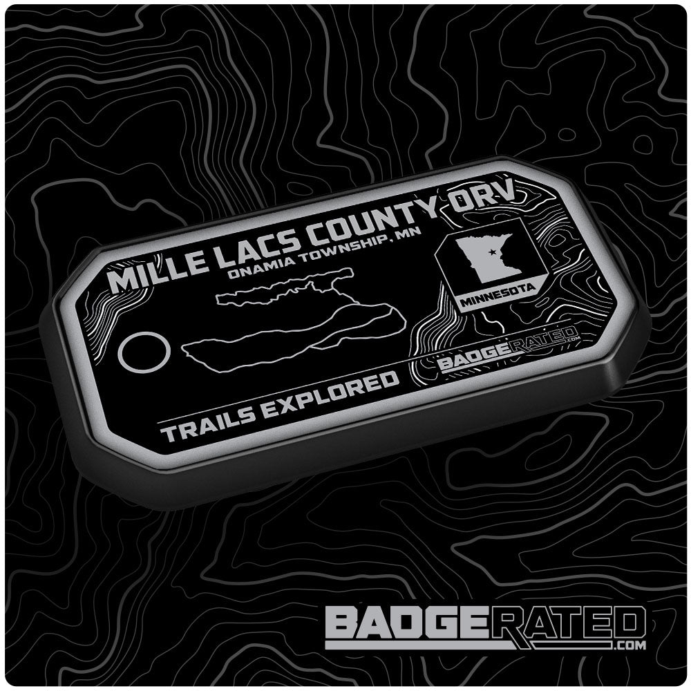Mille Lacs County ORV Trail Badge (Onamia Township, MN)