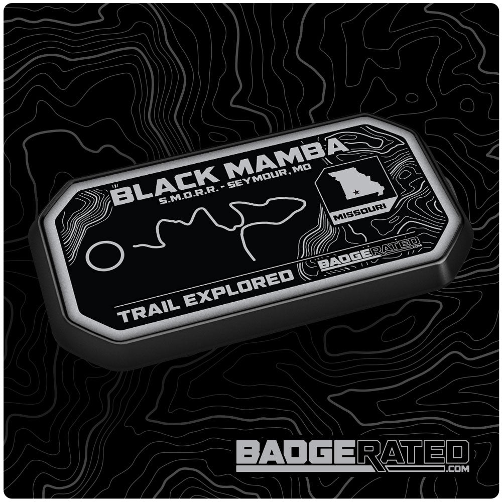 Black Mamba Trail Badge (S.M.O.R.R. - Seymour, MO)