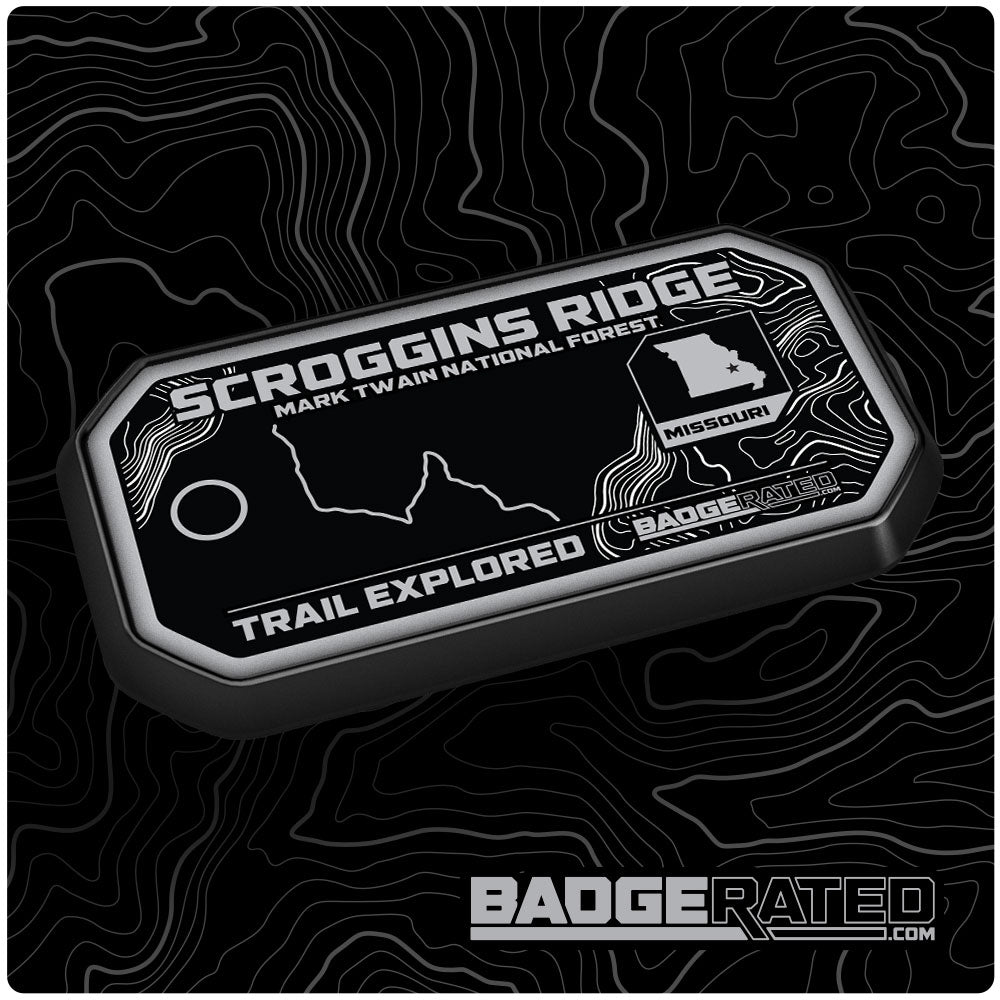 Scroggins Ridge Trail Badge (Mark Twain National Forest, MO)