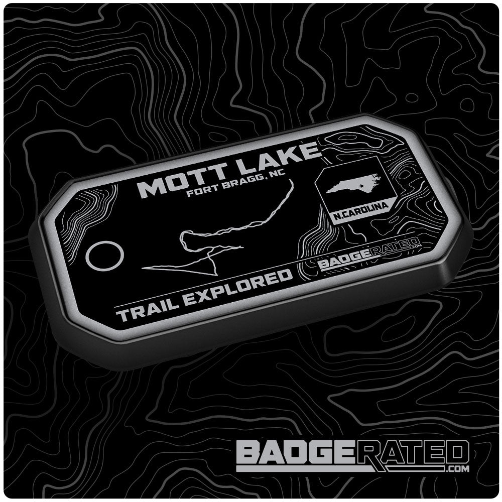 Mott Lake Trail Badge (Fort Bragg, NC)