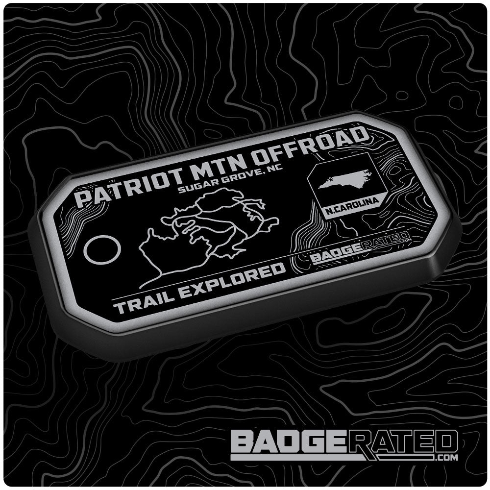 Patriot Mountain Offroad Trail Badge (Sugar Grove, NC)