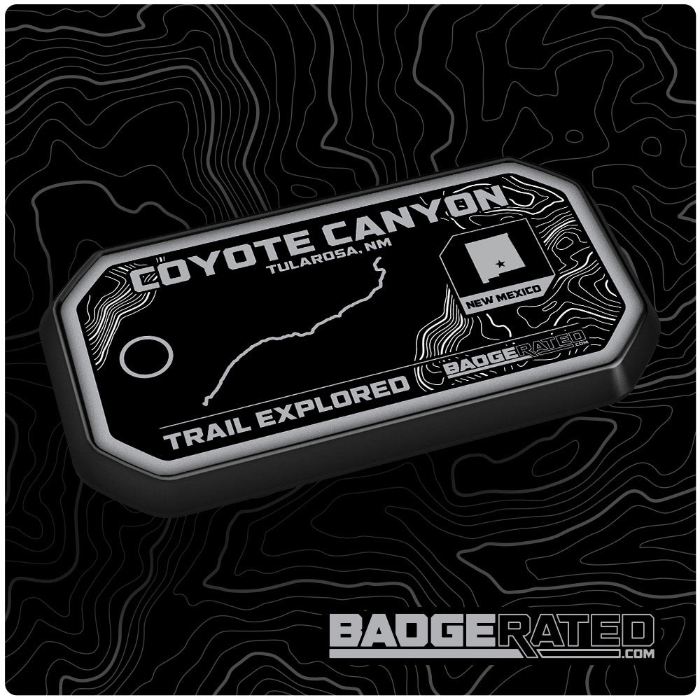 Coyote Canyon Trail Badge (Tularosa, NM)