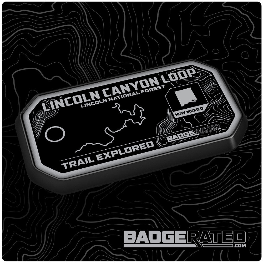 Lincoln Canyon Loop Trail Badge (Lincoln National Forest, NM)
