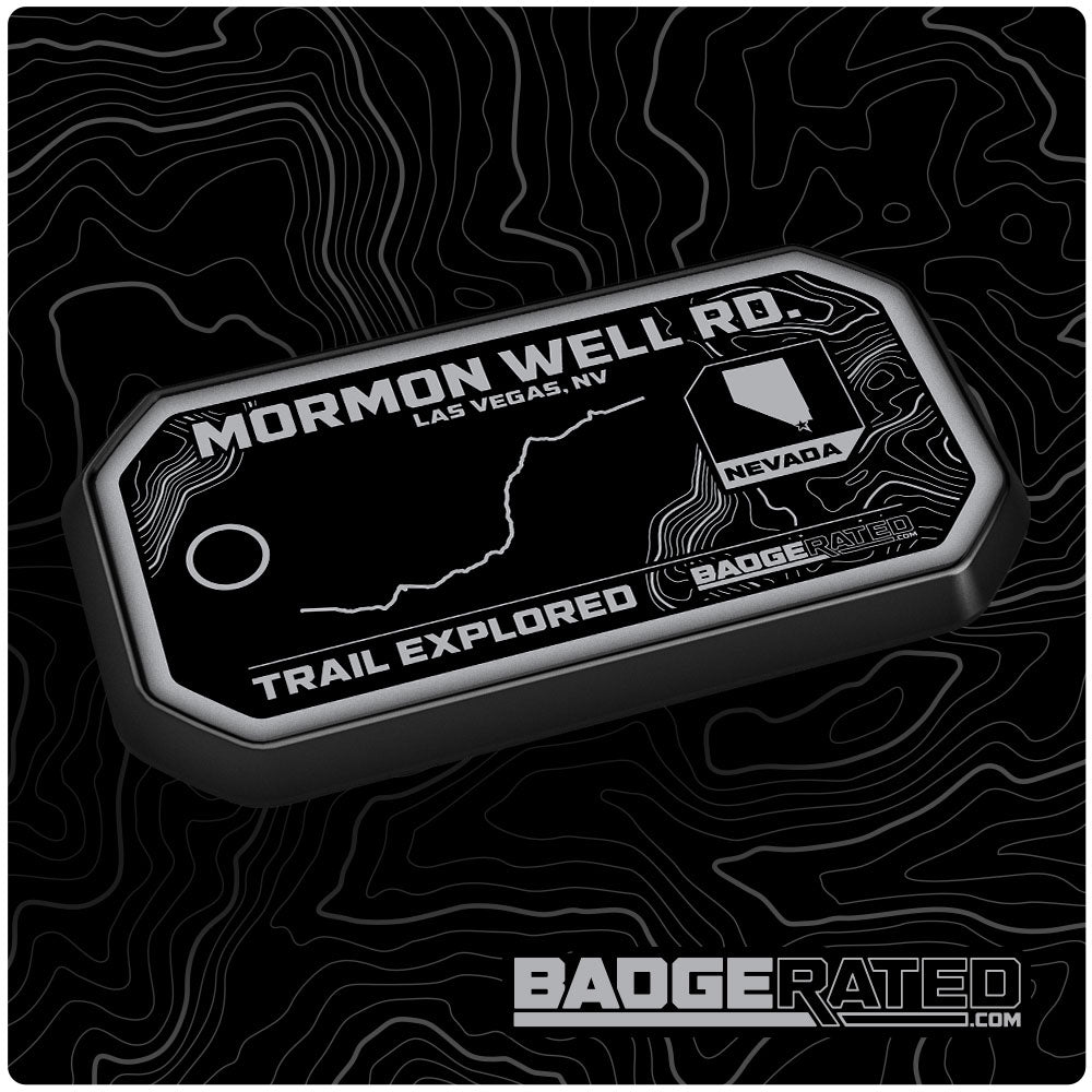 Mormon Well Road Trail Badge (Las Vegas, NV)