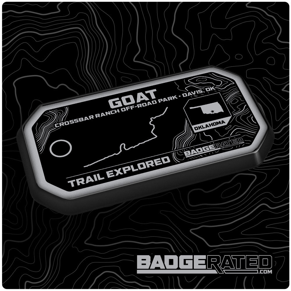 GOAT Trail Badge (Crossbar Ranch Off-Road Park / Davis, OK)