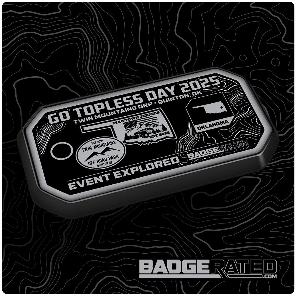 Mactown Jprs Go Topless Event Badge 2025 (Oklahoma)