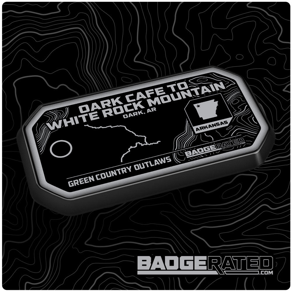 Oark Cafe to White Rock Mountain Trail Badge (Arkansas / Green Country Outlaws)
