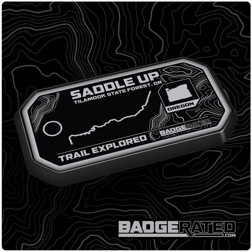 Saddle Up Trail Badge (Tillamook State Forest, OR)