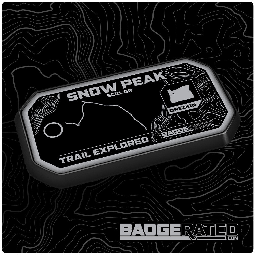 Snow Peak Trail Badge (Scio, OR)