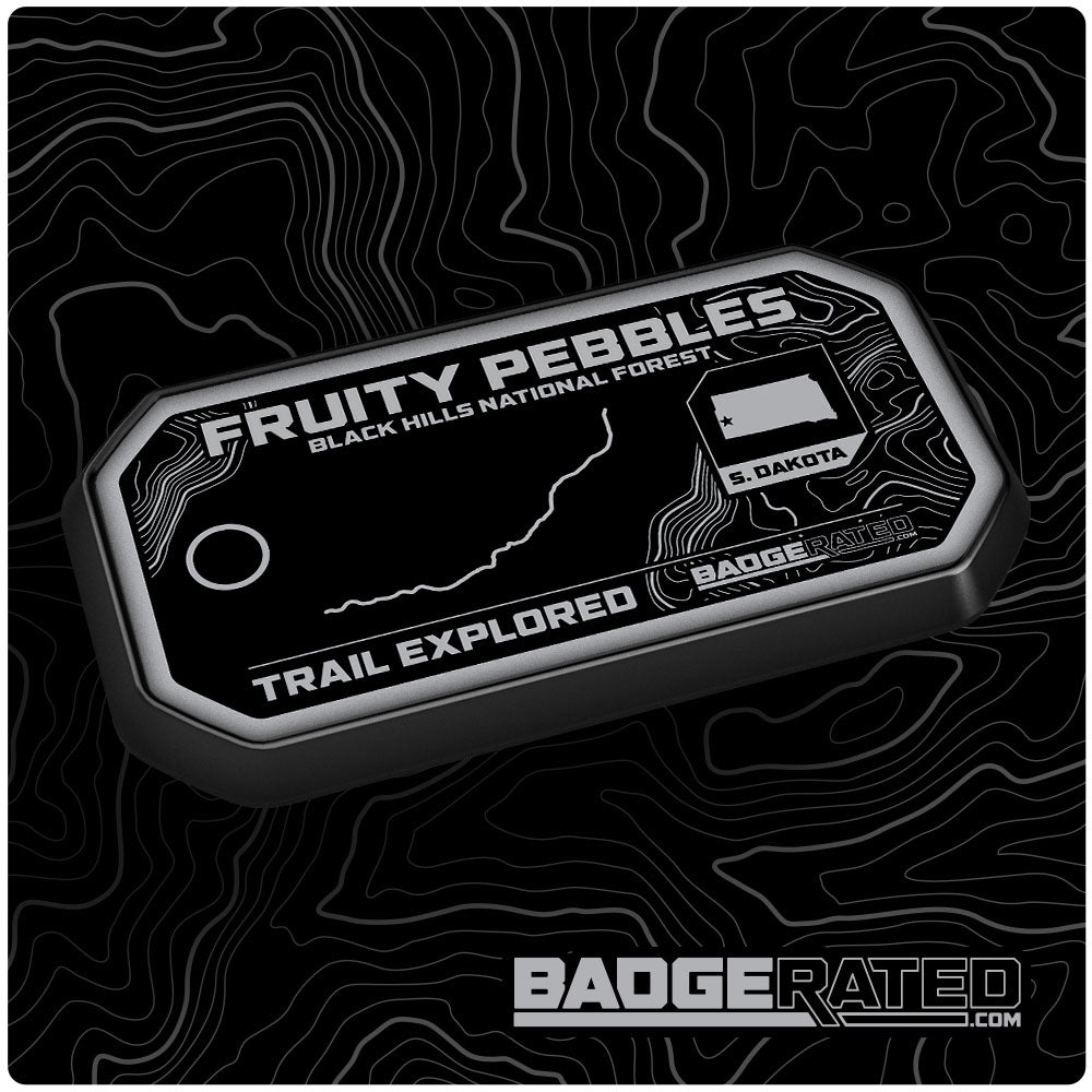 Fruity Pebbles Trail Badge (Black Hills National Forest, SD)