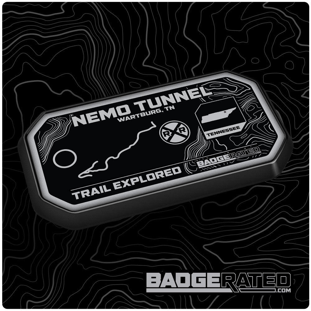 Nemo Tunnel Trail Badge (Wartburg, TN)