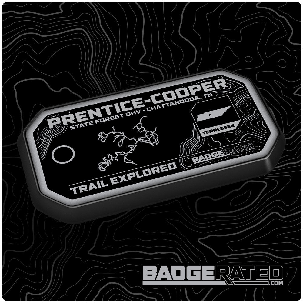 Prentice-Cooper State Forest OHV Trail Badge (Chattanooga, TN)