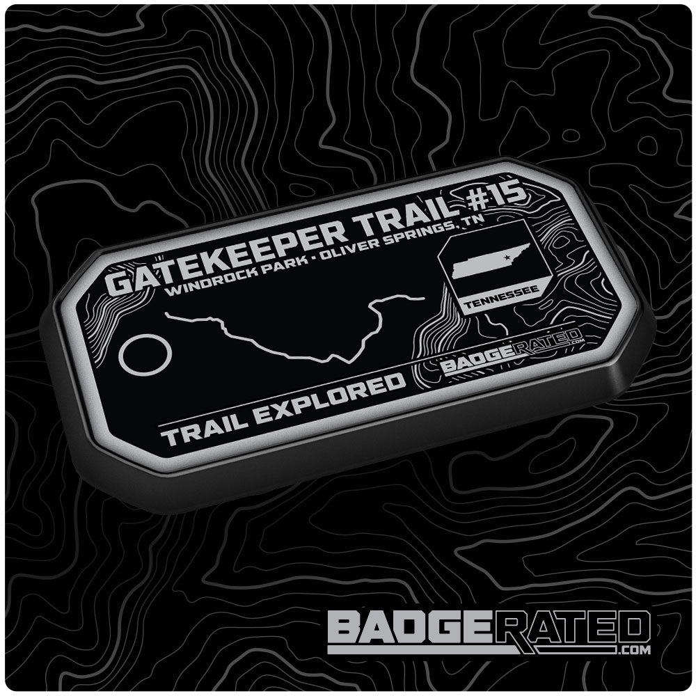 Trail #15 Gatekeeper Trail Badge (Windrock Park / Oliver Springs, TN)