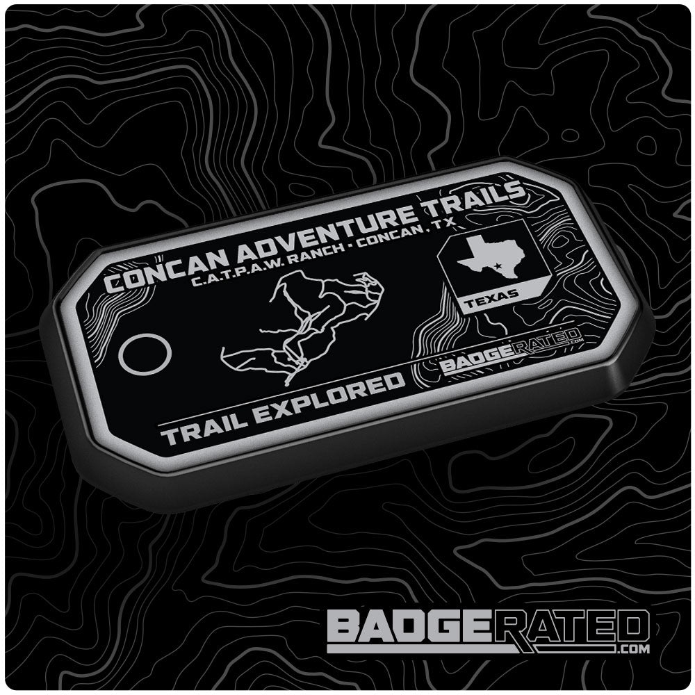 Concan Adventure Trails Trail Badge (C.A.T.P.A.W. Ranch - Concan, TX)