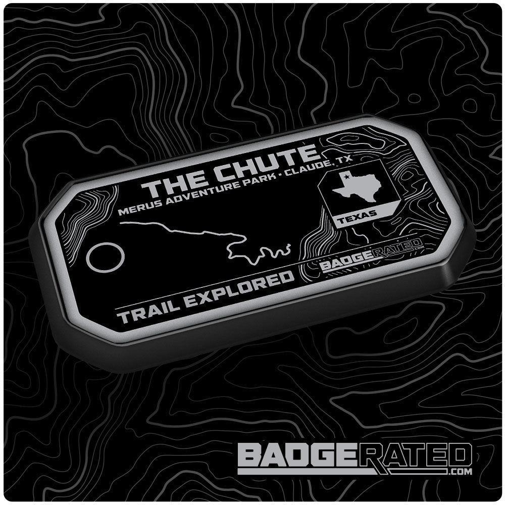 The Chute Trail Badge (Merus Adventure Park - Claude, TX)