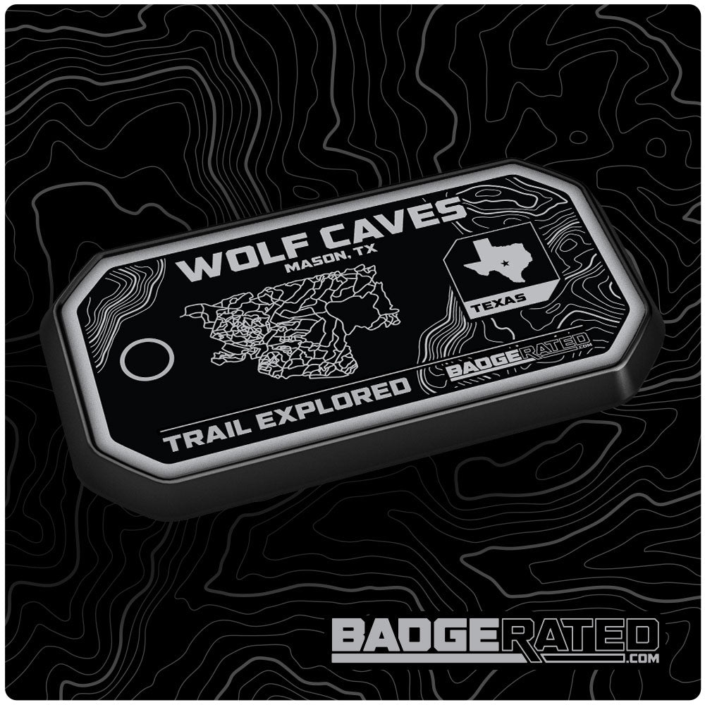 Wolf Caves Trail Badge (Mason, TX)