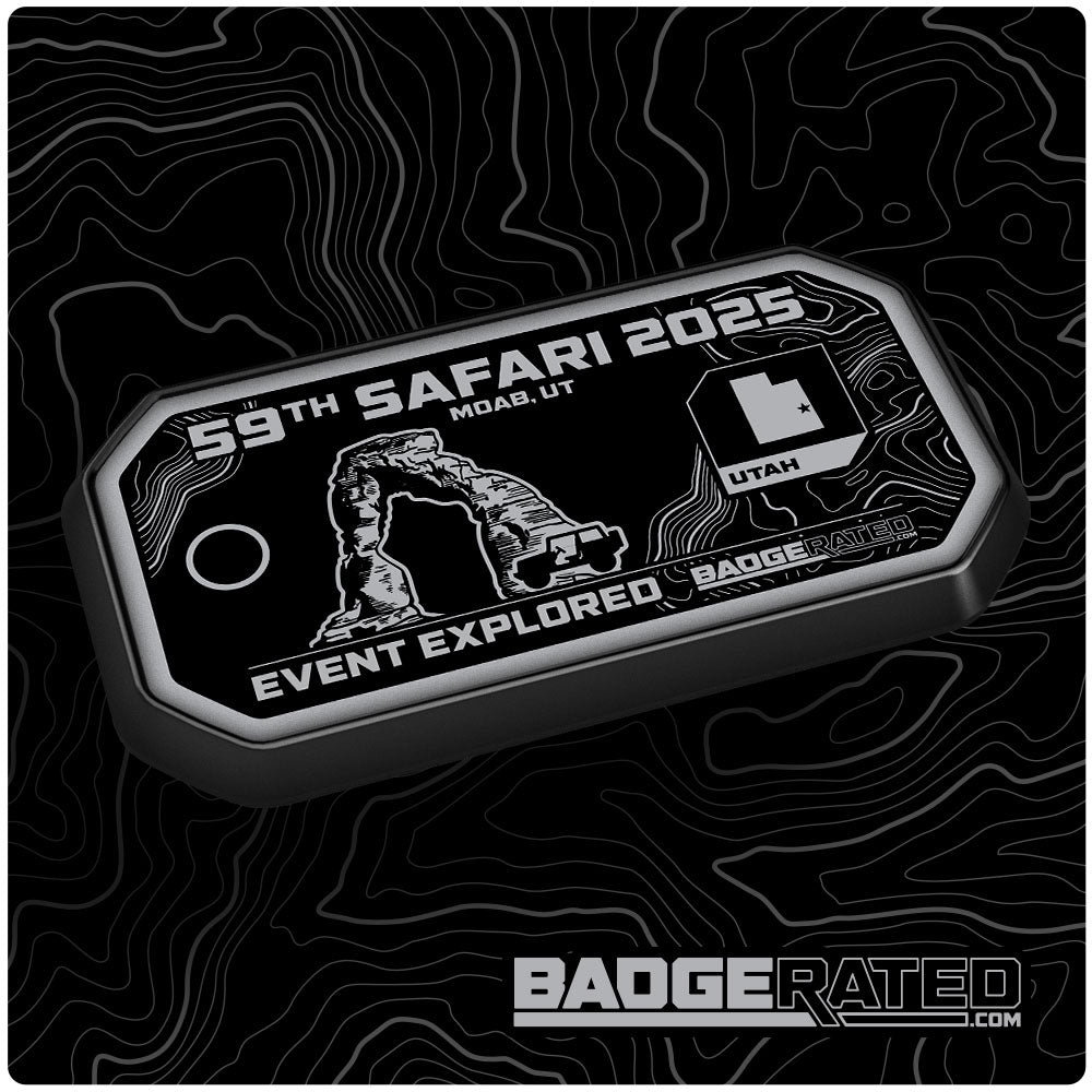 59th Safari 2025 Event Badge (Moab, UT)