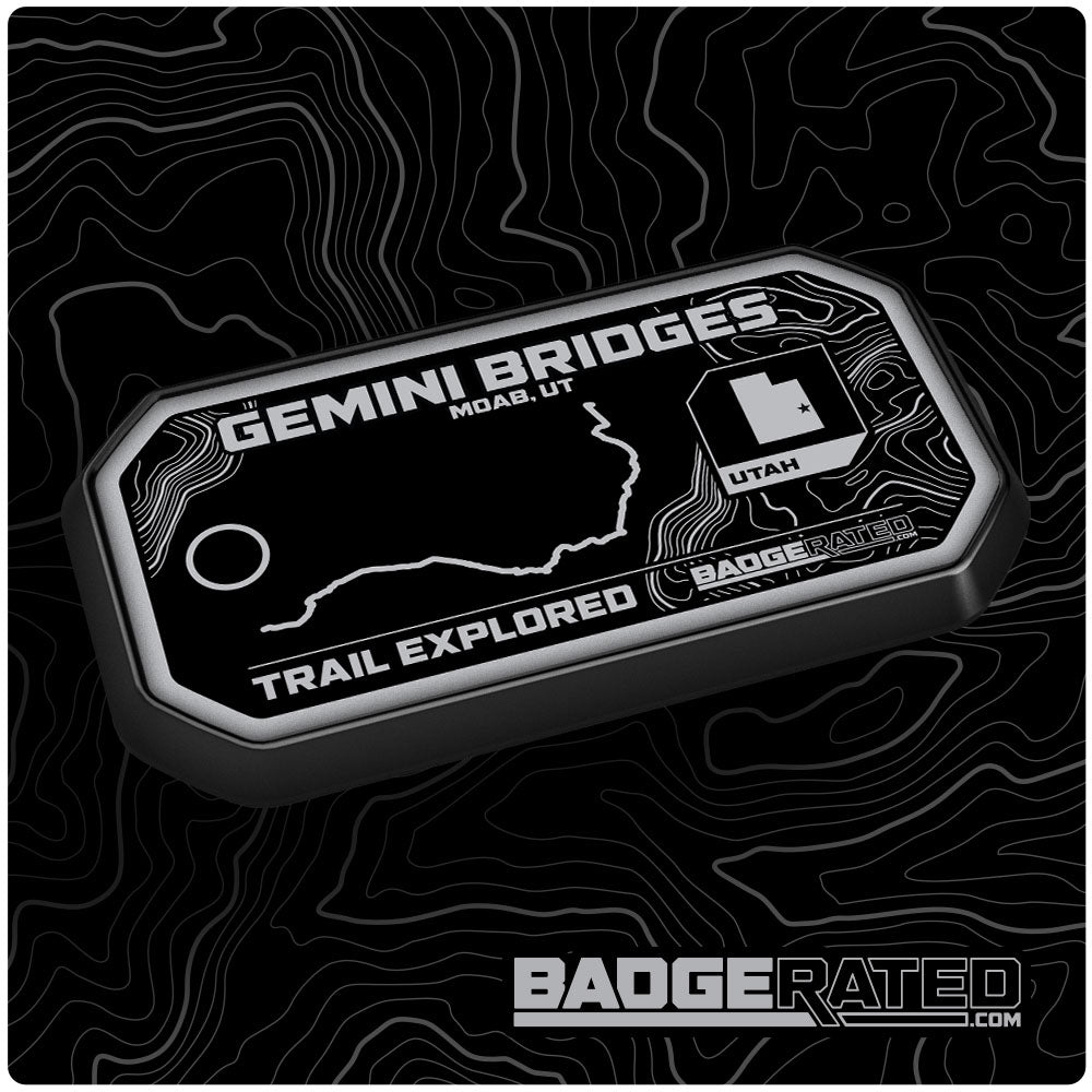Gemini Bridges Trail Badge (Moab, UT)