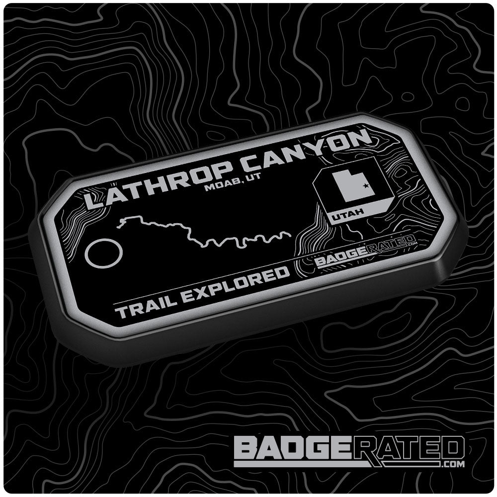 Lathrop Canyon Trail Badge (Moab, UT)