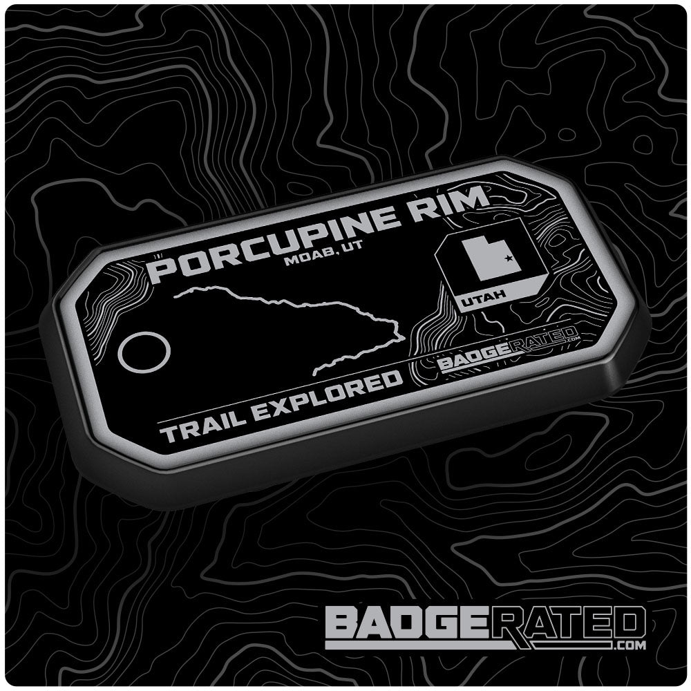 Porcupine Rim Trail Badge (Moab, UT)