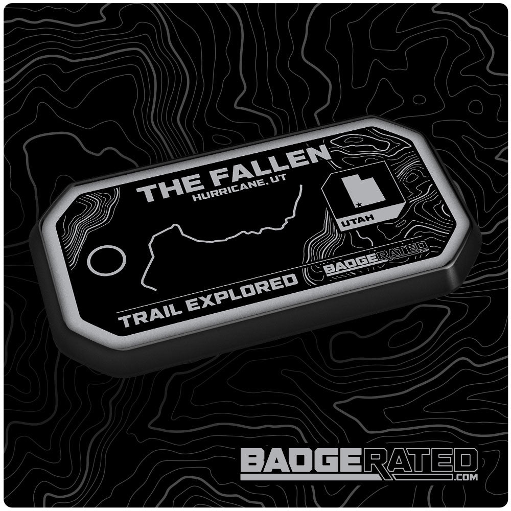 The Fallen Trail Badge (Sand Hollow - Hurricane, UT)