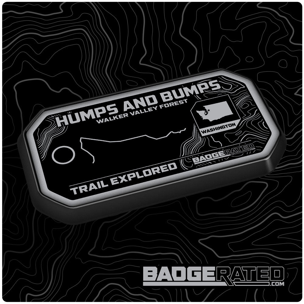 Humps and Bumps Trail Badge (Walker Valley Forest, WA)