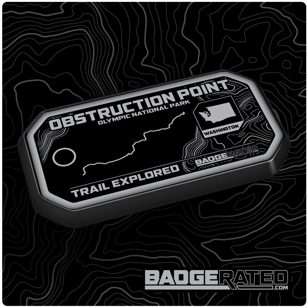 Obstruction Point Trail Badge (Olympic National Park, WA)