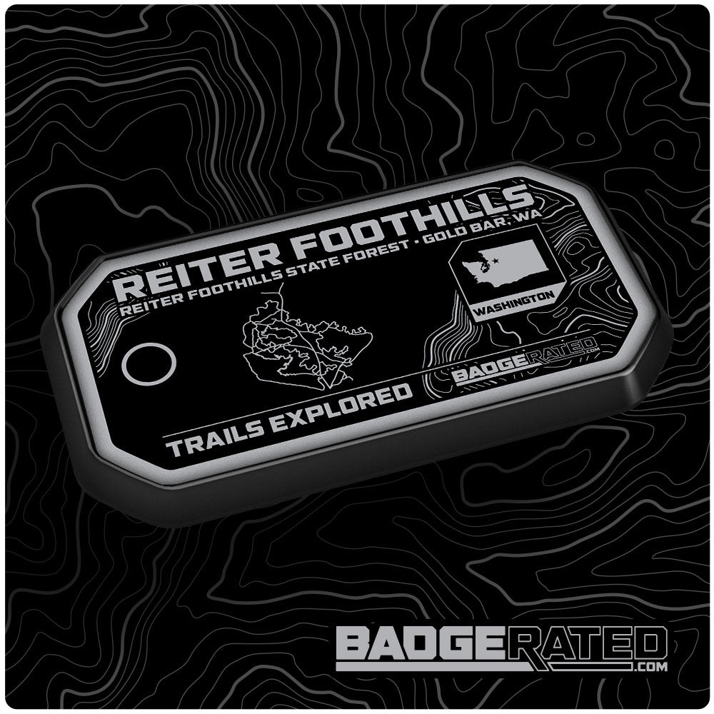 Reiter Foothhills Trails Badge (Reiter Foothills State Forest - Gold Bar, WA)